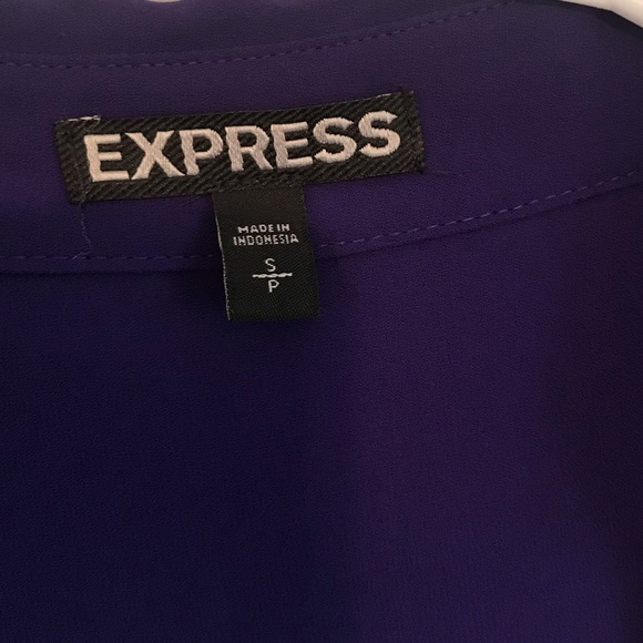 Express purple button down - Picture 2 of 3